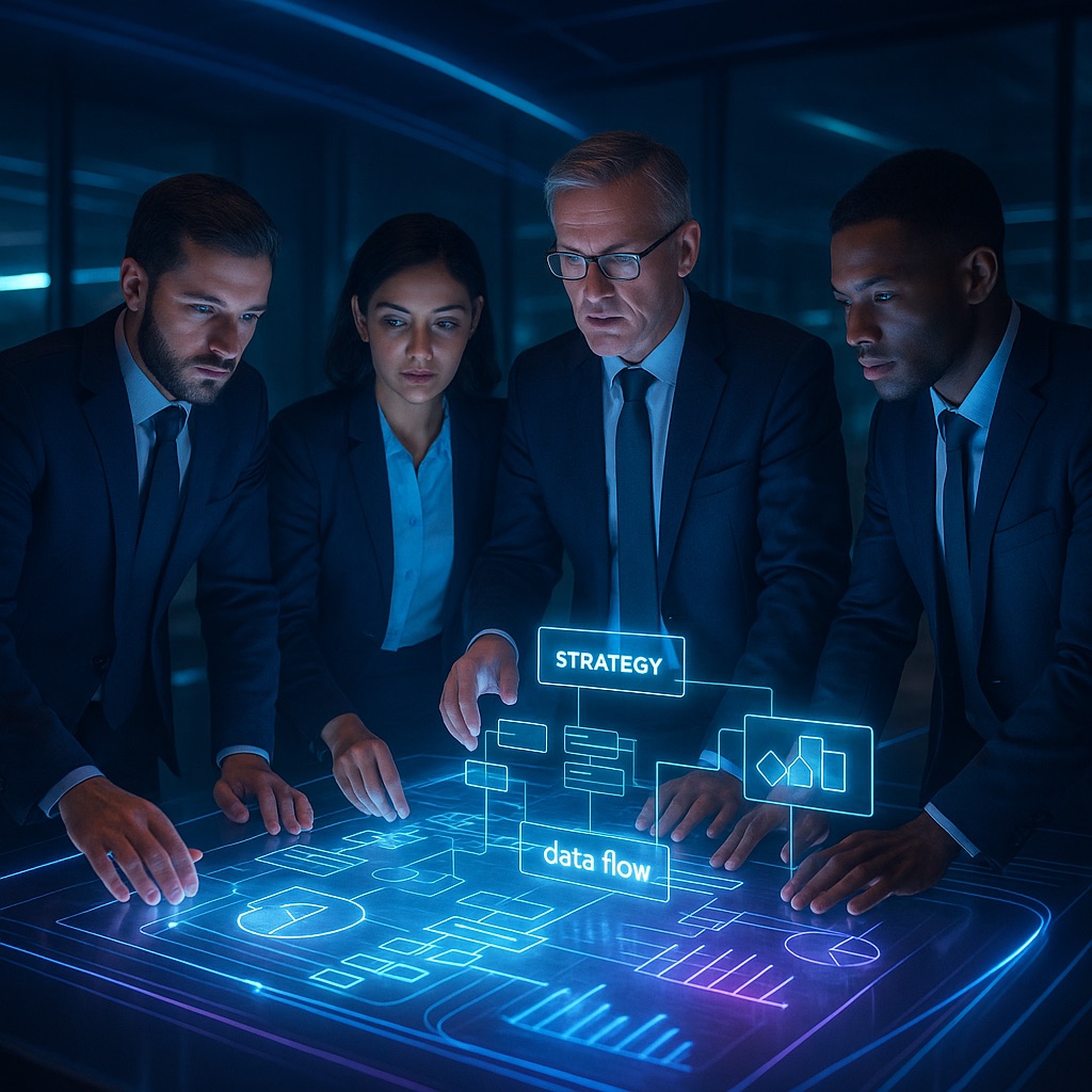 Schema van de strategische innovatie van het businessmodel